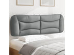 Letto in tessuto grigio