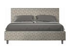 Lit sans sommier rembourré 160x210 tessuto Luxameub 02 grigio Luxameub VESJ65810