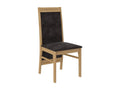 Sedia in legno di calore naturale e tessuto Luxameub-Tissu 27127 ZAPH98507