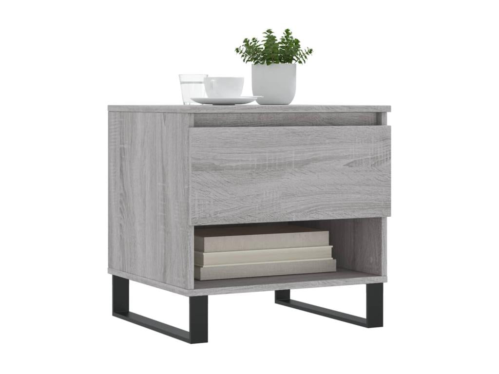 Tavolino da caffè grigio, 50 x 46 x 50 cm