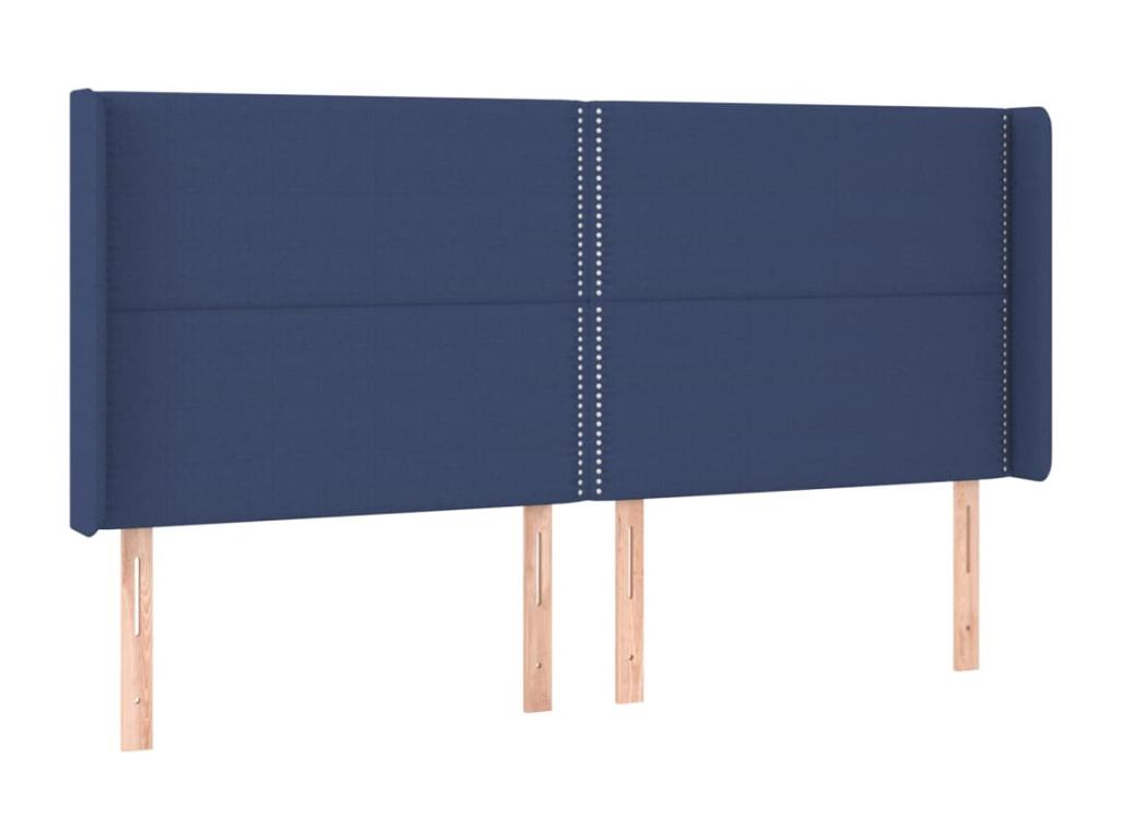 Sommier tapissier con materasso et LED Blu 180x200 cm Tessuto NAUL83340