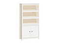 Credenza in legno di pino bianco, 80 x 35 x 154 cm