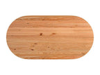 Tavolo da pranzo marrone chiaro Mobenze de chêne massiccio ovale BFTC27486