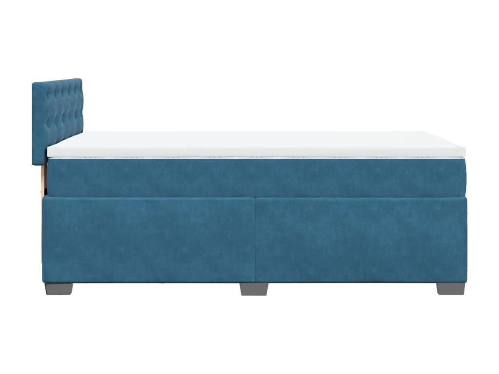 Sommier à Mobenze de lit con Materasso blu 90x190 cm Mobenze LZNL99878