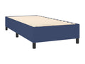Sommier Tapissier con Materasso et LED Blu 80x200cm Tessuto ZYKN31681