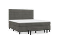 Sommier a Mobenze de lit et Materasso Grey foncé 160x200 Mobenze FVWN43623