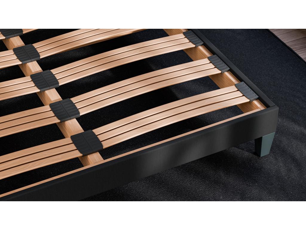 Sommier à Mobenze 180x200 cm - Mobenze Épicéa Structure Durevole Robuste Haute Qualité - Nero - Silencieux Confortable et Résistant - Mobenze PERQ29977