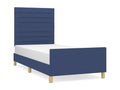 Struttura letto senza materasso blu 100x200 cm tessuto UAJY81999