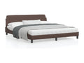 Struttura letto con testiera Marrone 180x200 Similicuir XFBF10222