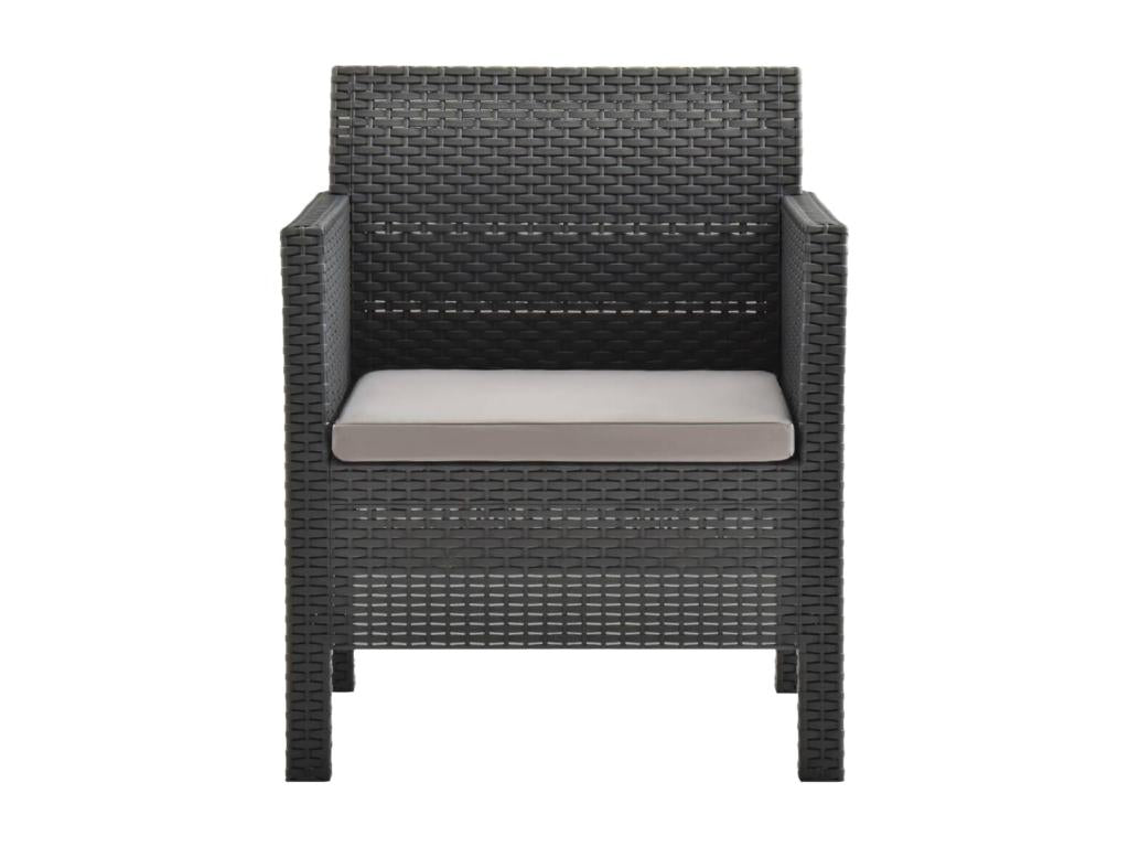 Set di mobili da esterno antracite