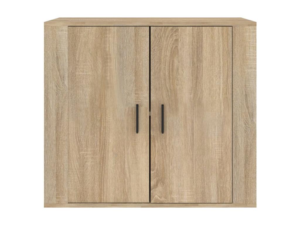 Credenza Chêne Luxameub 80x33x70 cm Bois d'ingénierie BCIR46037