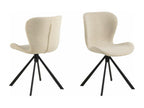 Chaise de dininging Mobenze funzione pivotante beige. BNQN77425