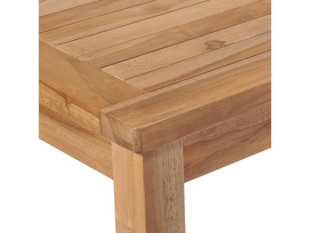 Tavolo da giardino 150x90x77 cm Mobenze de teck solide VUUX57211