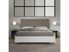 Letto in similpelle marrone, 160 x 200 cm