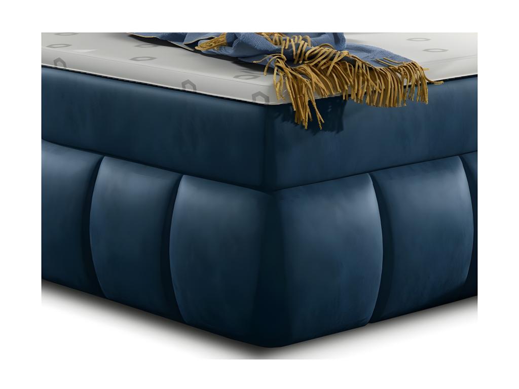 Letto continentale imbottito Mobenze blu Mobenze-160x200 UBVN25145