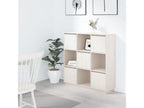 Credenza in legno di pino bianco, 110,5 x 35 x 117 cm