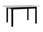Tavolo Mobenze 125 Nero - Mobenze chêne 76x80x120cm Allongement Stratifié Mobenze WKSQ14598