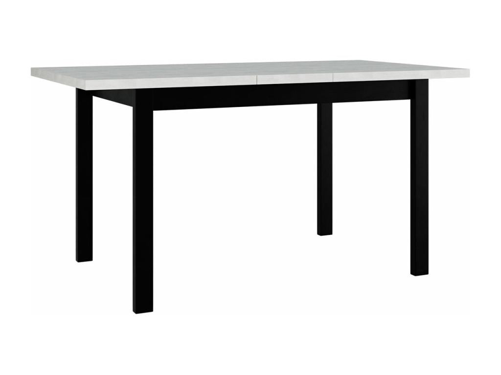 Tavolo Mobenze 125 Nero - Mobenze chêne 76x80x120cm Allongement Stratifié Mobenze WKSQ14598