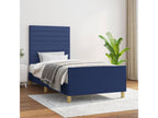 Struttura letto senza materasso blu 100x200 cm tessuto UAJY81999