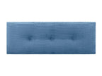 Testiera Letto Mobenze Mobenze Côtelé Uni con Boutons 160x60 Lit 150/160 - Blu YMTH26392