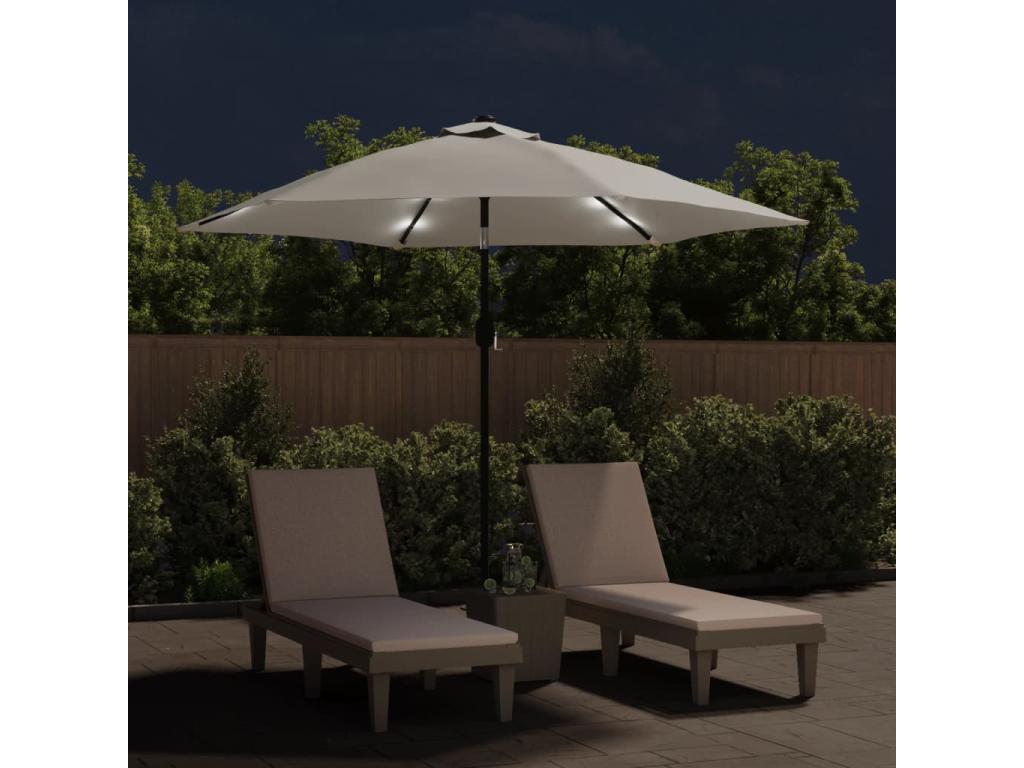 Ombrellone mobile da giardino biancohe 02 0008605 MYOH87181