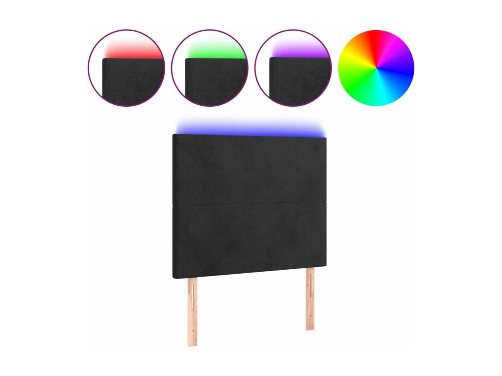 Letto nero, 80 x 5 x 118 cm