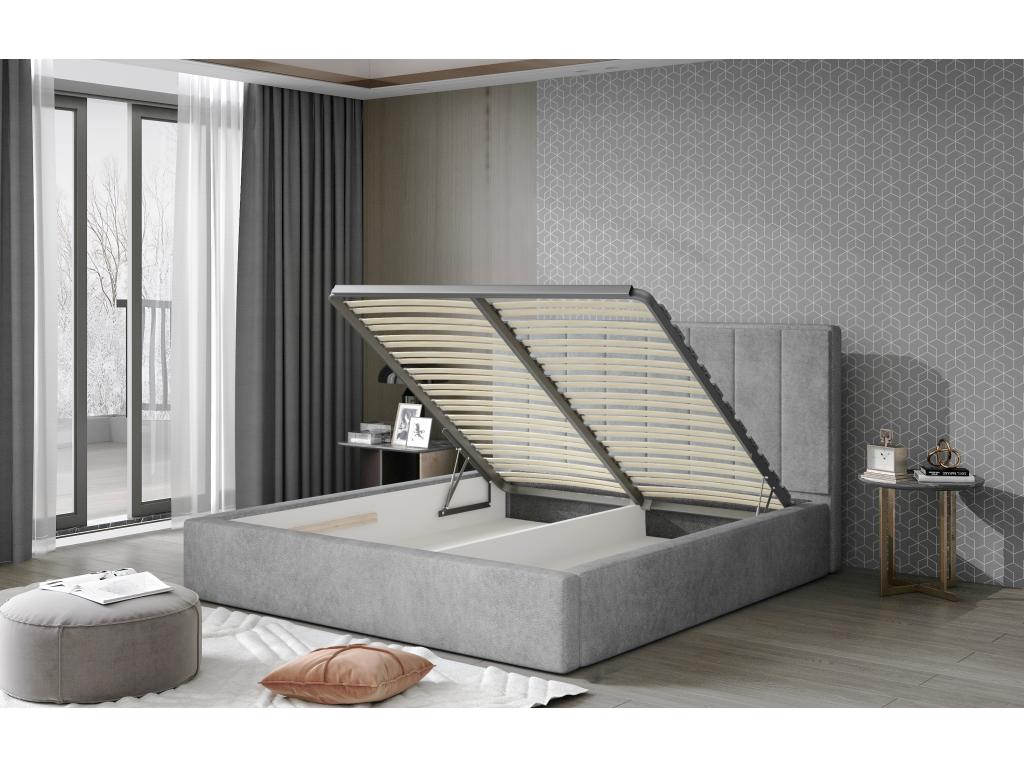 Lit Mobenze L-180x200/Tissu/Blu XIUU60100