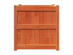 Jardinière cire marron 60x60x60 cm Mobenze de pin massif GBWC76801
