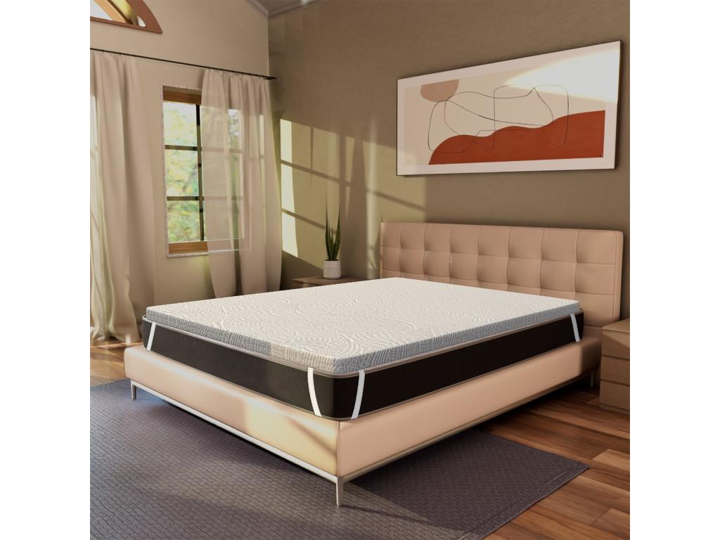 Surmatelas en Mobenze 140x200 - alto 5 cm zone smontabili differenziate - Mobenze One H5 DECH32110