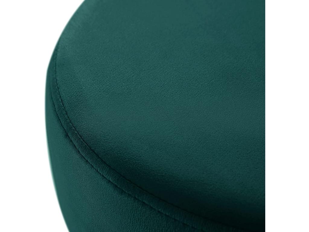 Tabouret in tessuto Mobenze métal blue 35x35x45 cm TABO09055 YDMI31837