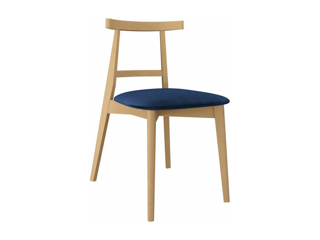 Sedia Luxameub 104 75x48x54cm Tapisserie En bois Bois YVHK31744