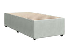 Struttura letto senza materasso grigio chiaro 100x200 cm Mobenze YMQV79015