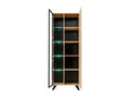 Vetrina alto design Mobenze – 2 porte con illuminazione LED integrata BNTM76015