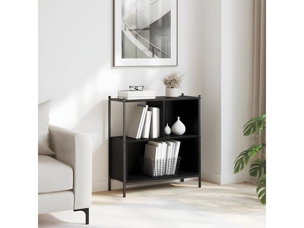 Libreria nera, 72 x 28 x 77,5 cm