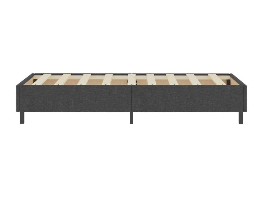 Materasso Ensemble et sommier tapissier Grigio foncé Tissu 100x200 GYQO99277