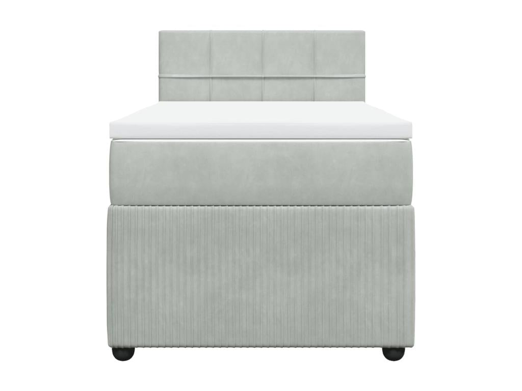 Sommier à Mobenze de lit et Materasso Grey clair 90x200 cm Mobenze XQEB50954
