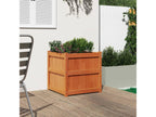 Jardinière cire marron 60x60x60 cm Mobenze de pin massif GBWC76801