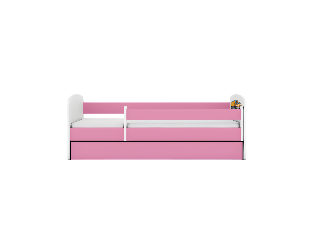 Lit Mobenze camion rose con tiroir e materasso 140/70 AKOO55731