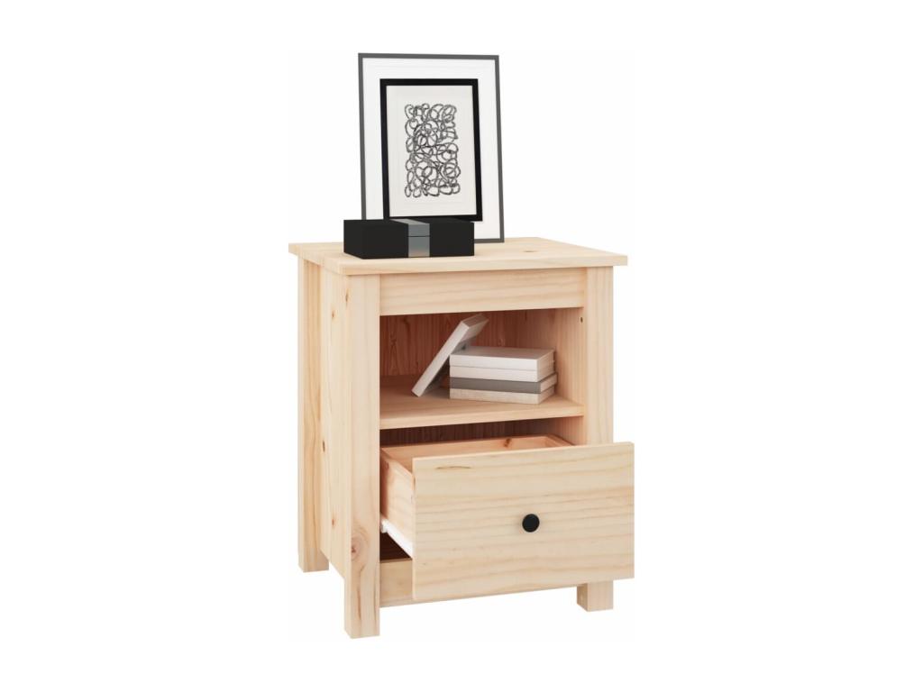 Comodini 2 pezzi 40x35x49 cm Mobenze de pin massif RCLR07306