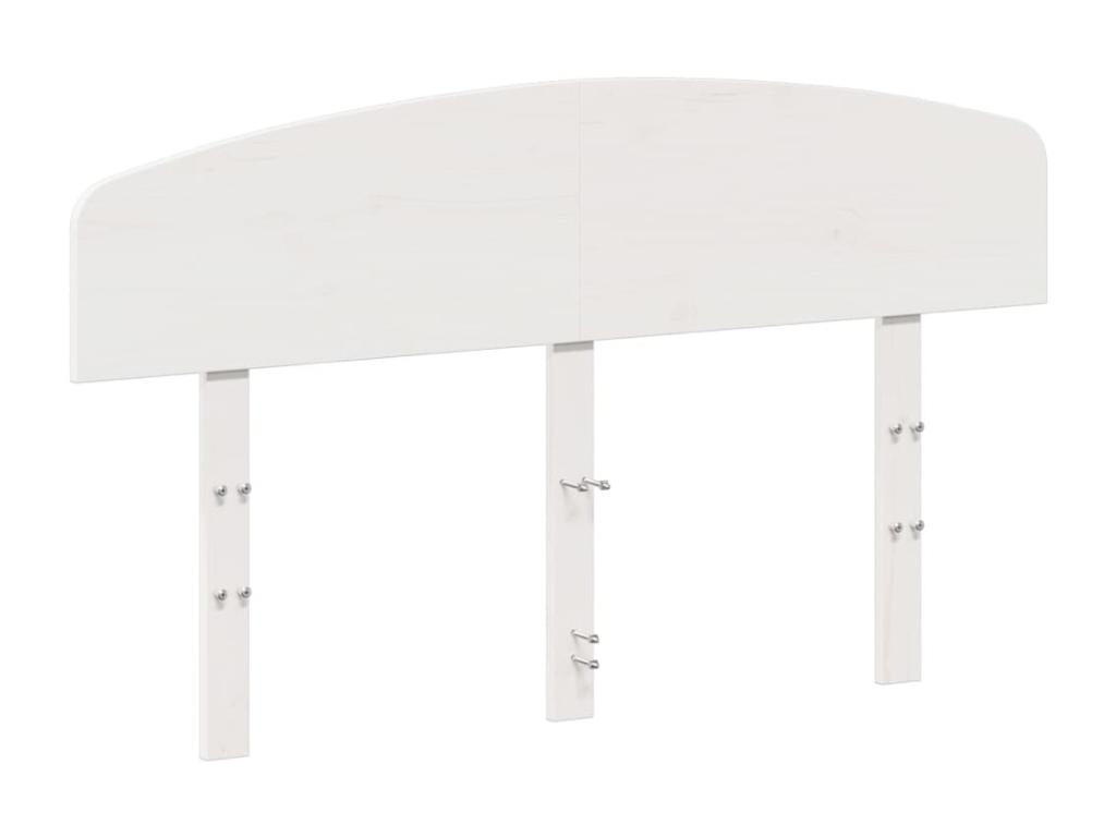 Letto in legno massello bianco