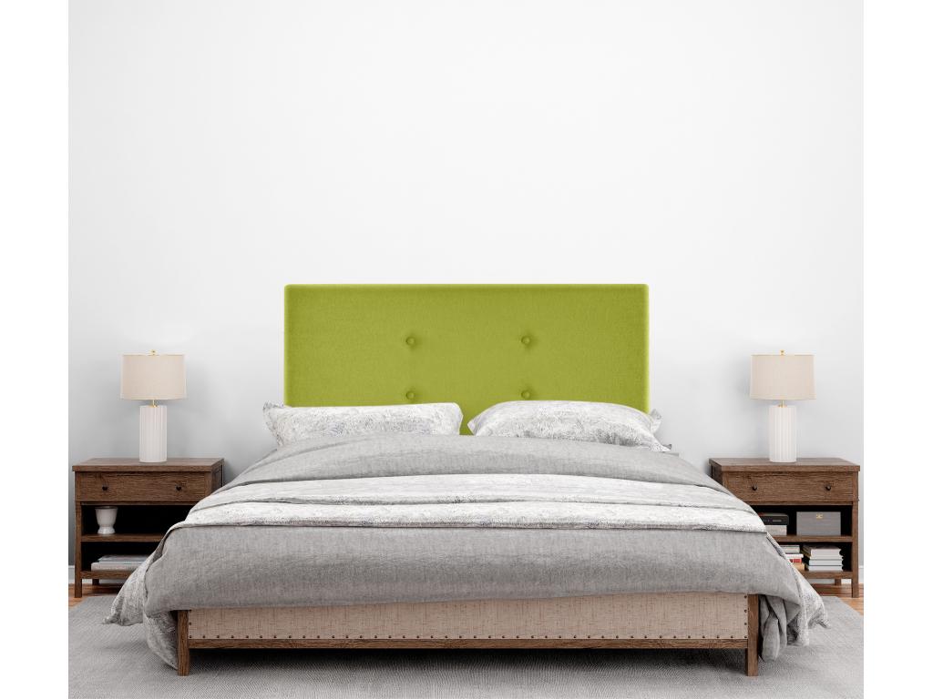 Letto in tessuto verde, 110 x 50 cm
