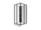 Cabina doccia angolare idromassaggio - L80 x l80 x H225 cm - Mobenze CTQY51400
