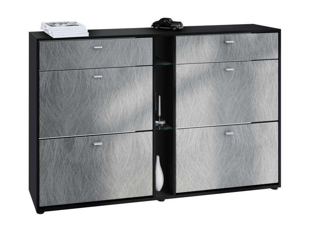 Mobile da donna Black Mat Et Optique Metal Luxameubé lxhxp 155.5x95x28 DPKL83622