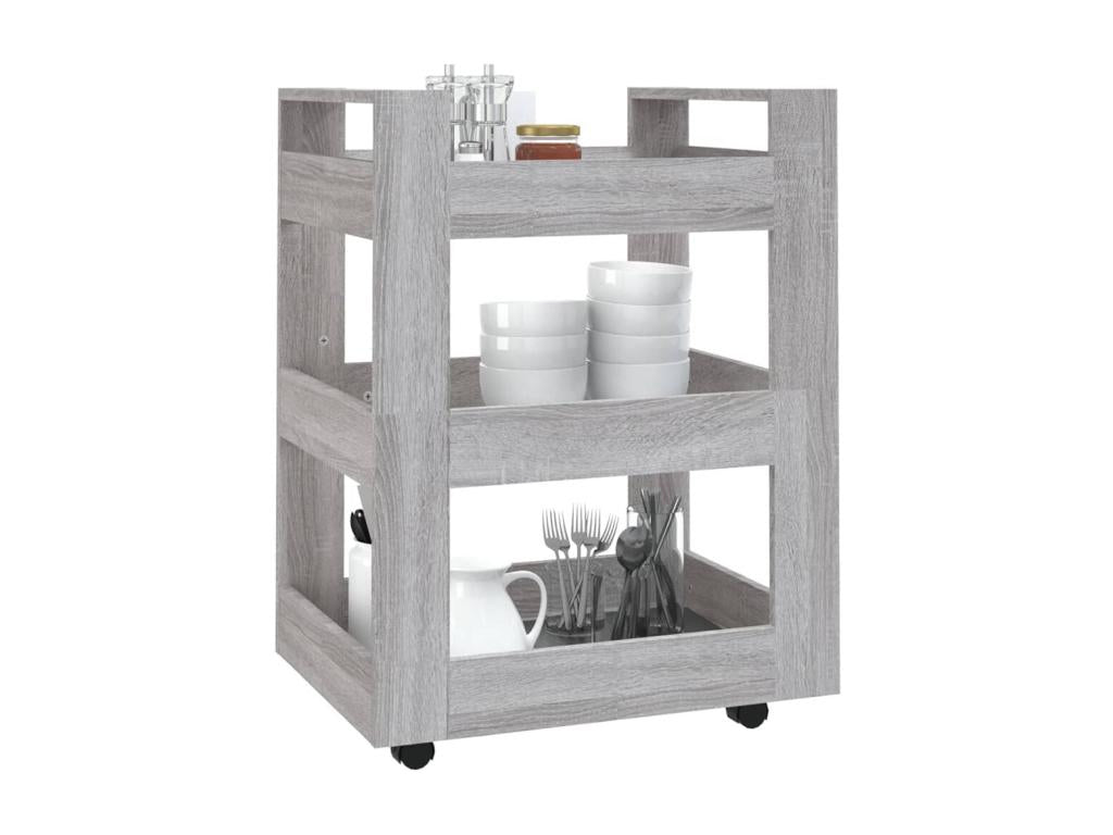 Carro da cucina Mobenze grigio 60x45x80 cm Mobenze d'ingénierie BISG25738