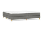 Sommier à Mobenze de lit Grey foncé 200x200 cm Tessuto IZIG15253