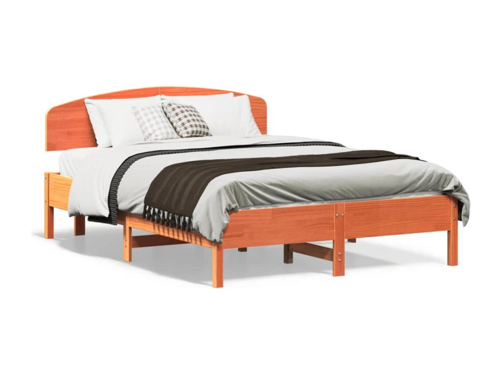 Materasso in legno di pino marrone, 140 x 190 cm