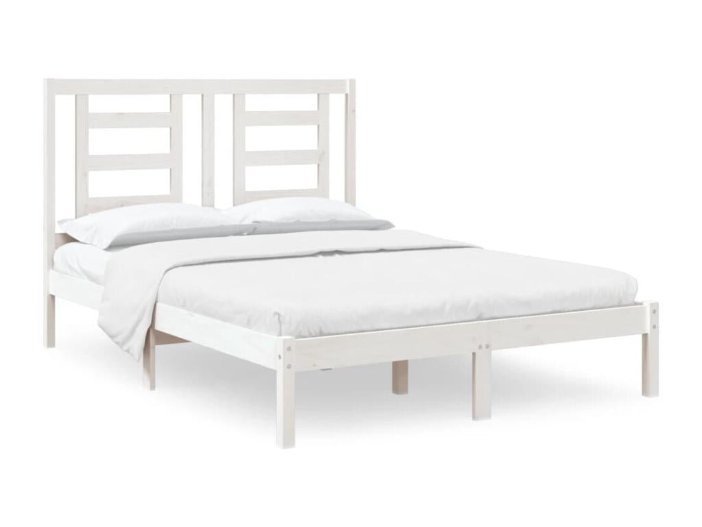 Struttura letto bianca, 120 x 190 cm