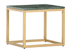 Tavolo basso Verde 40x40x35 cm Pierre véritable et texture marmo YXFX14601