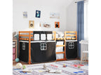 Lit superposé sans Mattress 75x190 cm Mobenze de pin massif RRAB19106