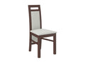 Sedia Mobenze Noyer foncé e tessuto tessuto Mobenze-Tissu 27126 WKWY61018